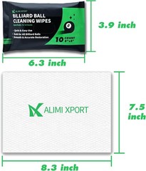 Quick Refresh Billiard Ball Cleaning Wipes – Perfect for Dust & Grime Removal