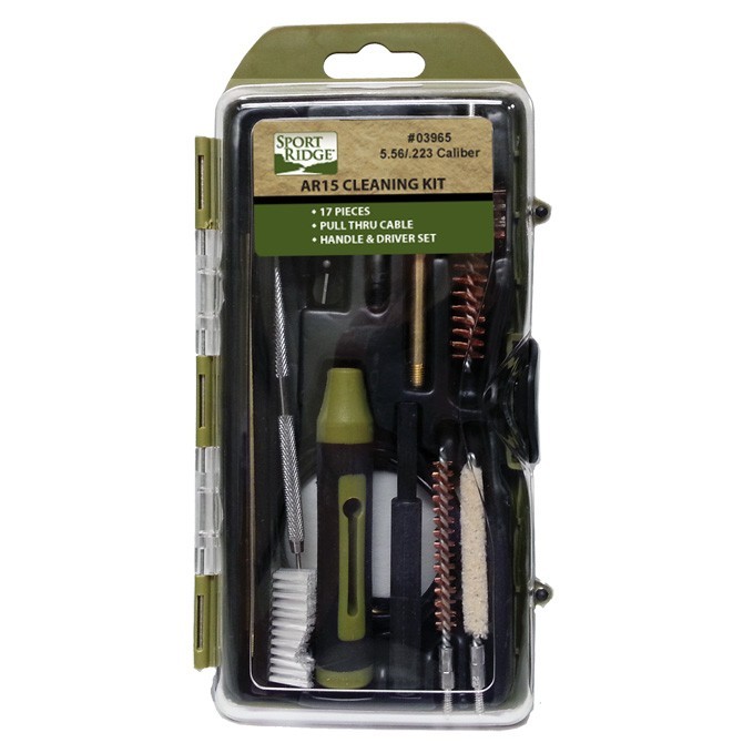 Sport Ridge 17 Piece RIFLE Cleaning Kit 5.56/.223 #03965