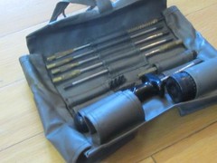 Swiss Army 7.5mm Rifle Cleaning Kit Roll- K31 K11 96/11–Rods Brushes Oiler!