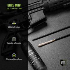 Efficient Bore Mop – .270/.284 Cal/7mm Cleaning Swabs for Accurate Firearm Care
