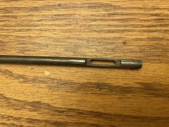 Vintage Pistol Handgun Gun Cleaning Rod 9″ Long STEEL Loop Handle Tool