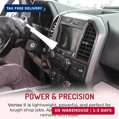 HI-TECH Vortex II Air Cleaning Gun – Pro Auto Detailing Tool for Deep Cleaning I