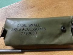 AR15 Gun Cleaning Kit with 7790630 case and grease brushes folding sectional rod