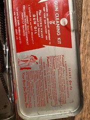 Vintage Sears Roebuck and Co Rifle Cleaning Kit No. 2145 for 30 Caliber Rifle