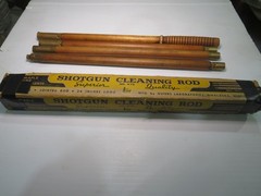 Vintage 4 Piece Wooden Maple Shotgun Cleaning Rod Made in USA 47″