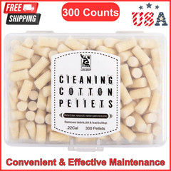 Cleaning Cotton Wool Felt Cleaning Pellets For Maintenance .22 Caliber 300Counts