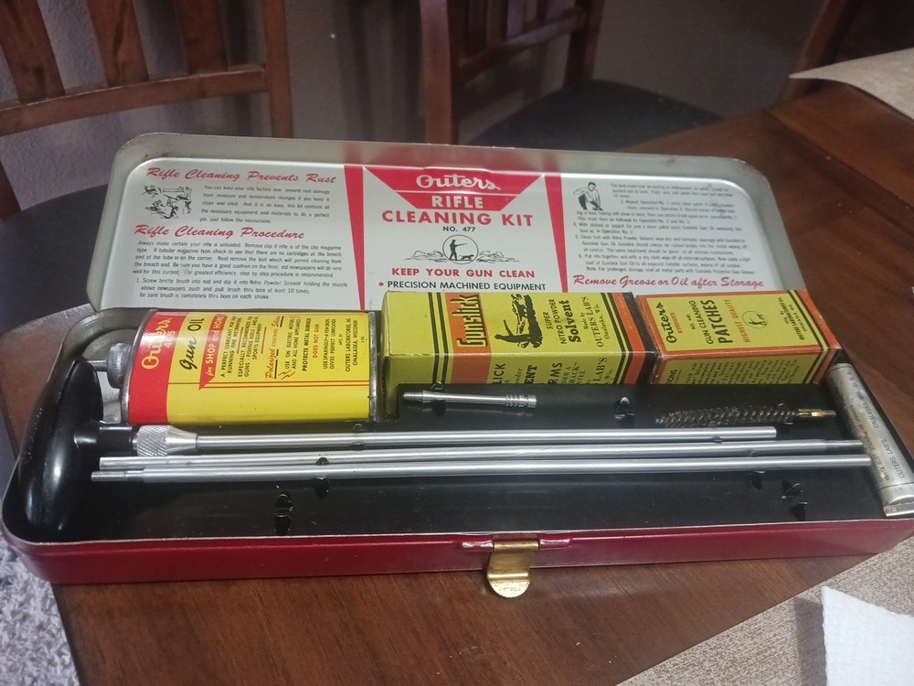Outers rifle cleaning kit 477 Gunslick