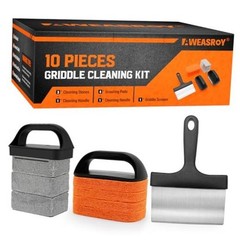 Griddle Cleaning Kit for Blackstone, Flat Top Grill Cleaning Kit with Grill