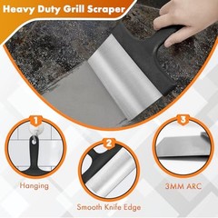 Griddle Cleaning Kit for Blackstone, Flat Top Grill Cleaning Kit with Grill