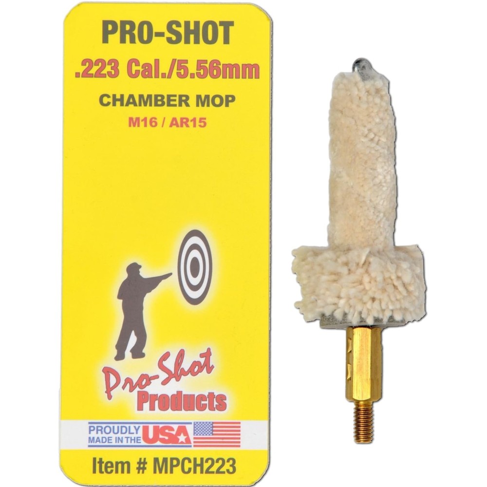 223 Caliber Military Style Chamber Mop for Bore Cleaning