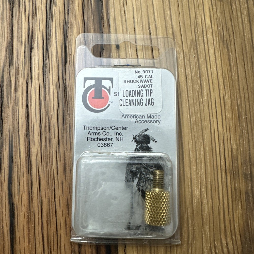 Thompson Center Arms Co No 9071 Loading Tip Cleaning Jag New