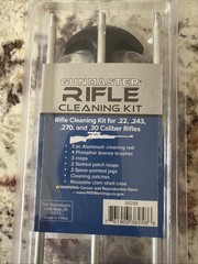 16 Piece Universal Rifle Cleaning Kit for Use on .22, .243, .270 and 30 Caliber