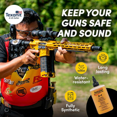 3-In-1 CLP Gun Oil, Lubricates & Preserves All Types of Firearms, Military-Grade