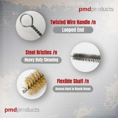 Tube Brush Set 10 Piece Cleaning Kit New