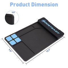 Gun Cleaning Mat Pistol Mat Anti Slip Rubber Gun Mat Magnetic Pistol Cleaning