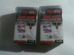 2 Allen Bore-Nado Barrel Cleaning Rope 70582 for 9MM/357 cal./380 cal NEW