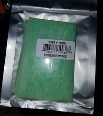 Froglube CLP Frog Wipes 8×8″ Pre-Moistened Resealable 5-Pack