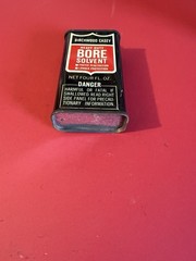 VINTAGE 4oz.BIRCHWOOD CASEY BORE SOLVENT OIL CAN HANDY OILER