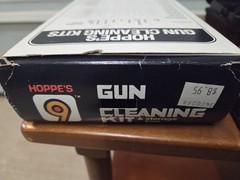 Hoppe’s 9 Gun Cleaning Kit Glass Bottle Black Case Universal Rifle Shotgun New