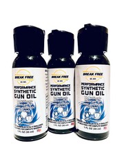 LOT (3) Break-Free Performance Synthetic GUN OIL Lubricant -1 FL OZ – NEW