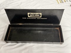 Vintage Brite Bore Box With Assorted Cleaning Rods, T-Handles, And Jags