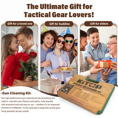 59PCS Universal Gun Cleaner Cleaning Kit for Rifle Pistol Shotgun All Caliber