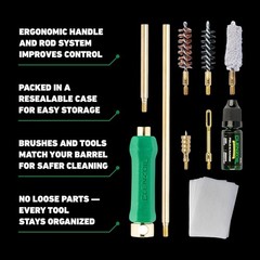 Clenzoil Pistol Basics Single-Caliber Cleaning Kit – All-in-One Gun Cleaning…
