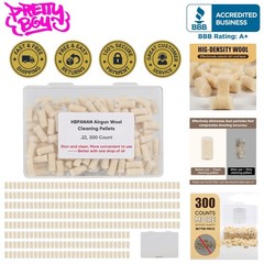 Versatile Wool Felt Cleaning Pellets for Air Rifles & Pistols – .22 Caliber