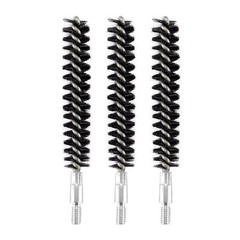 .325/8mm Caliber 3 Pcs Nylon Bristle Bore Brush 8×32 Thread for Gun Cleaning Rod