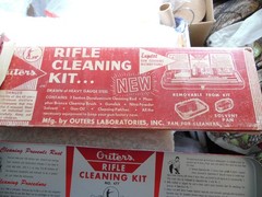 Pair of Vintage 1960s Outers Rifle Cleaning Kit, P-477, 22 Caliber in the box