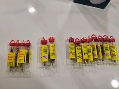 Lot 13 Pro-Shot 20, 12, 410 GAUGE,Shotgun Bore Cleaning Brush Brass USA MADE