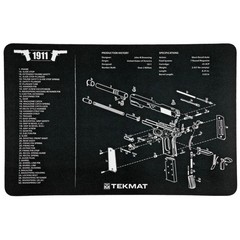 TEKMAT 1911 Pistol Mat Gun Cleaning wth Diagram of Parts 11″x17″ New in Package