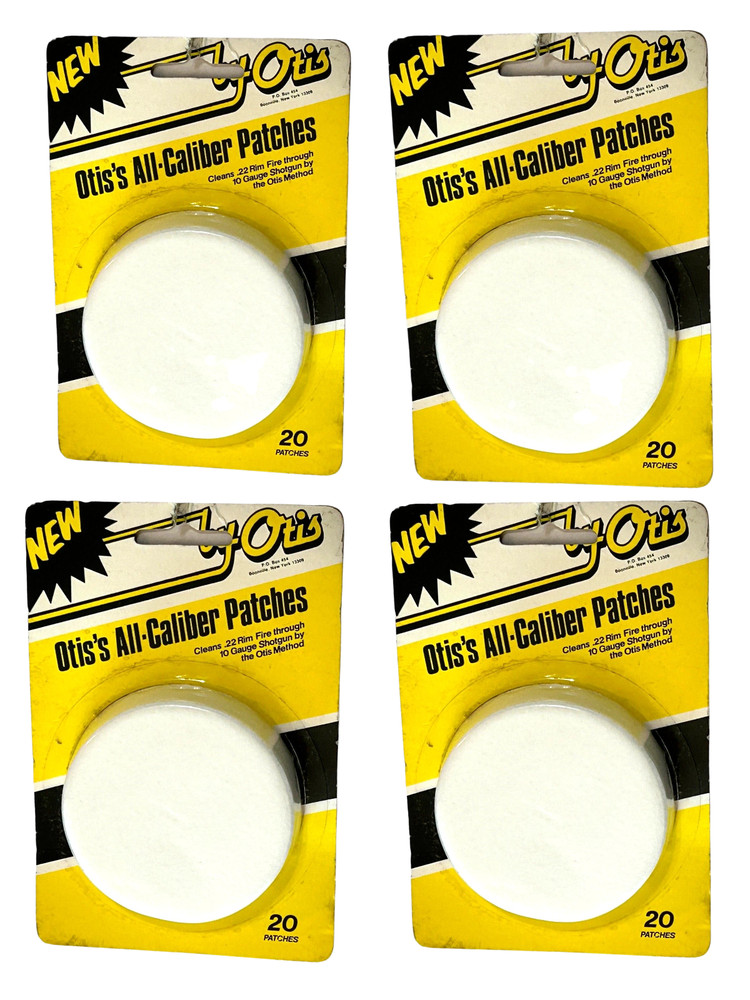 80 All Caliber Shooting Patches (3″) Cleans .22 Rim Fire Thru 10 Gauge Shotgun