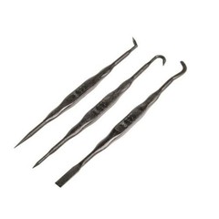 Breakthrough Double Ended Picks Fiber Reinforced Polymer 3 pack with Vinyl Pouch