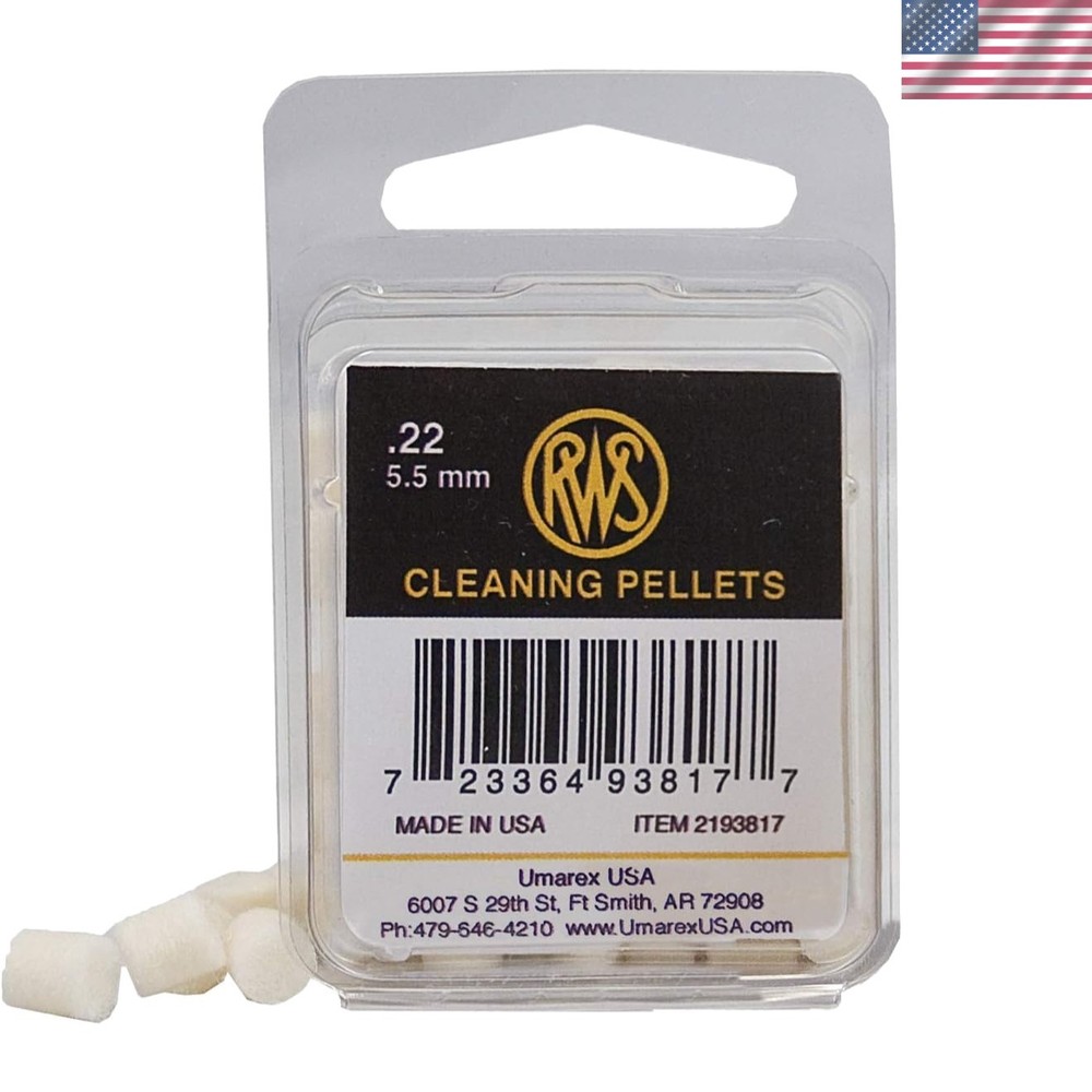 .22 Caliber Air Gun Cleaning Pellets – 80ct Felt Pellets for Optimal Performance