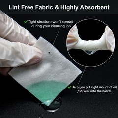 1800/900/600 Gun Cleaning Patches – 2″ and 3″ Pre-Cut Cleaning Patch for Firearm