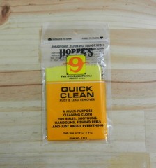 Hoppes Quick Clean Rust & Lead Remover Cloth; 12.5″ x 8.5″; 1 Pack; 1215