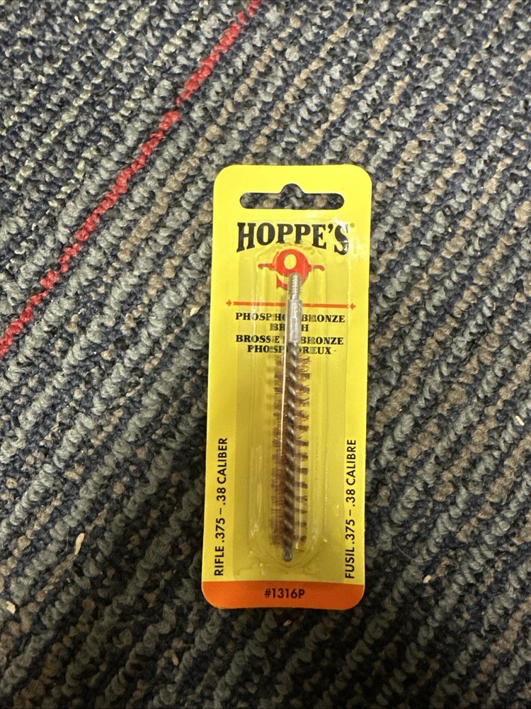 Hoppes Gun Rifle Cleaning Phosphor Bronze Brush .35 Calibre 1309P NEW