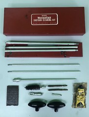 VINTAGE MONTGOMERY WARD WESTERN FIELD SHOTGUN CLEANING KIT – GREAT CONDITION