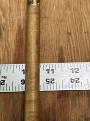 Vintage Gun Rifle Shotgun Wood Brass Cleaning Rod Barrel for Parts + Carring Bag