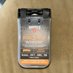 HOPPE’S BORESNAKE DEN 9mm & 38/380/357 caliber Pistol Cleaning Kit 24002D