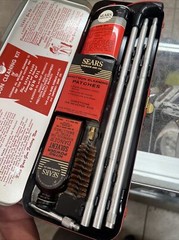 Vintage Sears Roebuck and Co. No.2140 12-16 ga Gun Cleaning Kit