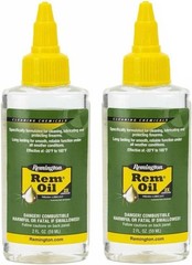2 Pack Rem Oil Bottle (2-Ounce) Green rem Oil with Big Bens Warehouse Cloth