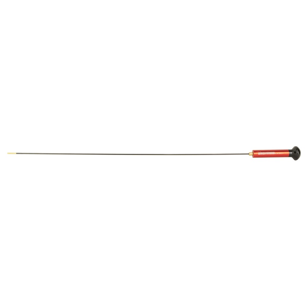 Birchwood Casey Premium Carbon Cleaning Rod 30″ .17-.20 Cal One-Piece Black Red