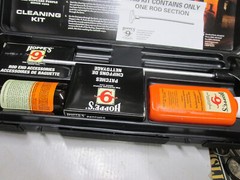 [shelv] Hoppe’s pistol cleaning kit and storage box 38 357 and 9mm calibers