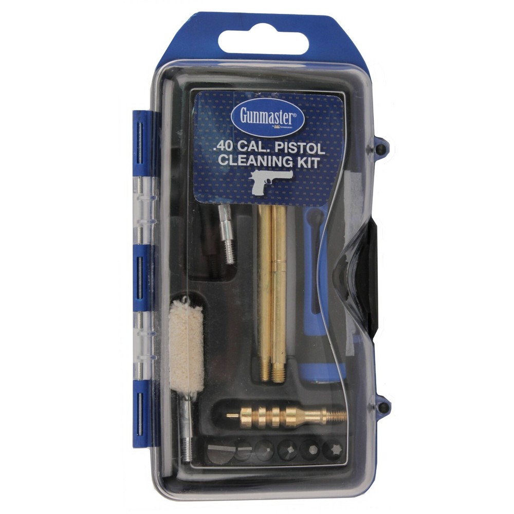Gunmaster .40 Cal, 10mm 14pc Handgun Pistol Cleaning Kit w/6pc Driver Set