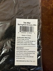TekMat For SPRINGFIELD ARMORY XD (s) CLEANING MAT – 11″ X 17″