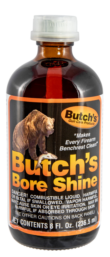 Butchs Original Bore Shine 8 oz Bottle Removes Fouling Carbon Build-up 02953