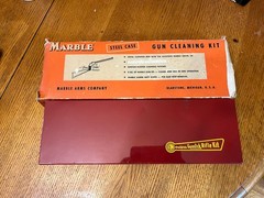 Vintage Marble Gun Cleaning Kit Steel Case No 477 Outlets Rifle Cleaning Kit
