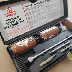 Outers Pistol & Revolver Cleaning Kit .22 Caliber Hand Gun Cleaning Tools